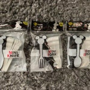 Disney Mickey Mini Forks, Spoons, Knives